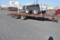 1986 TRAILEZE MODEL D10R20 TANDEM AXLE EQUIPMENT TRAILER