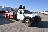 2008 FORD F550 4X4 KNUCKLE BOOM TRUCK