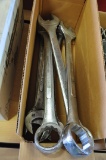 ASSORTED LARGE WRENCHES SAE