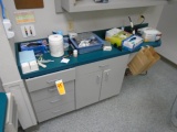 CONTENTS OF CABINET - ASSORTED DENTAL TOOLS & SUPPLIES