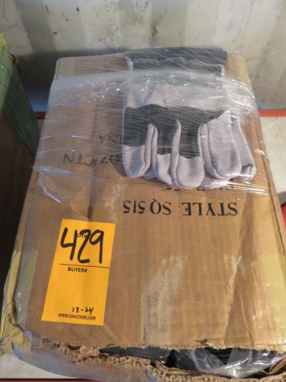 BOX OF 5 DOZEN PAIRS OF SQ515 WORK GLOVES SIZE 10.5