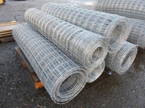 (5) ROLLS OF 5' FIELD FENCING