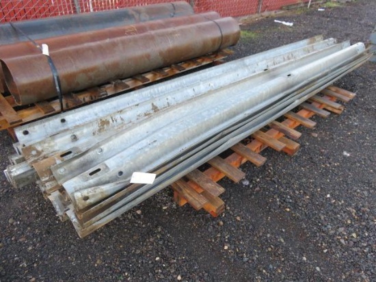 PALLET OF (20) 162'' GUARD RAILS