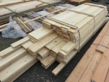 ASSORTED LENGTH AND WIDTH TONGUE & GROOVE & FLAT PINE BOARDS