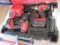 MILWAUKEE M18 1/4'' HEX IMPACT DRIVER, 1/2'' DRILL, (2) M18 BATTERIES, M12