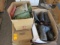 ASSORTED RAIN GEAR, WORK BOOTS, CUP DISPENCERS, SPENCE SERVES 2000 TEMPERAT