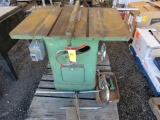 POWERMATIC TABLE SAW MDL#66, 3HP-3 PHASE, SERAL#67-3767 W/ASSORTED PARTS, (