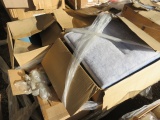 PALLET OF ASSORTED AIR FILTERS, SANDPAPER & HARDWARE