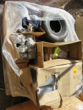 PALLET OF (1) BOX OF PLASTIC STORAGE CONTAINERS, (1) BOX OF STEEL WOOL, (1)