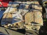 PALLET OF DECORATIVE WALL ROCK