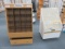 (2) WOOD STORAGE/DISPLAY CABINETS