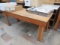 (4) WOODEN WORK BENCHES