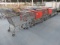 LOT OF ASSORTED SHOPPING CARTS