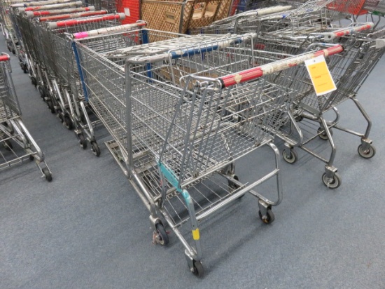 LOT OF ASSORTED SHOPPING CARTS