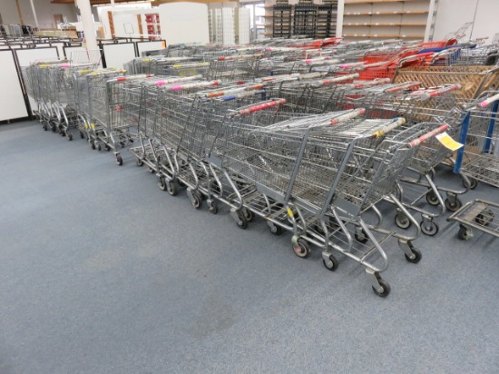 LOT OF ASSORTED SHOPPING CARTS