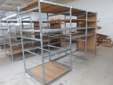 (3) SECTIONS OF METAL RACKING