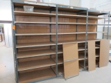 (3) SECTIONS OF METAL RACKING