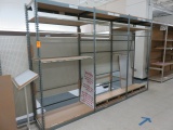 (3) SECTIONS OF METAL RACKING