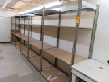 (5) SECTIONS OF METAL RACKING