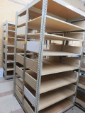 (2) SECTIONS OF METAL RACKING