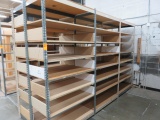 (6) SECTIONS OF METAL RACKING