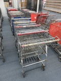 LOT OF ASSORTED SHOPPING CARTS