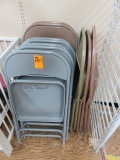 ASSORTED METAL FOLDING CHAIRS