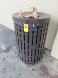 METAL GARBAGE CAN