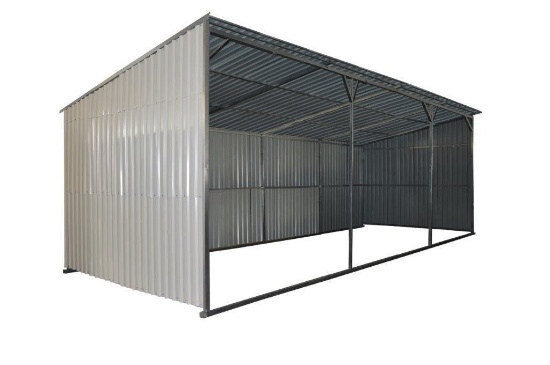 12' X 20' SKID MOUNTED LIVESTOCK SHED