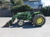 JOHN DEERE 2150 TRACTOR W/FRONT LOADER