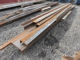 PALLET OF ASSORTED SIZE AND LENGTH ANGLE IRON, C CHANNEL SQUARE TUBE