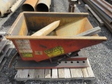 MECO 1/4 YARD 4000# SKID MOUNTED DUMPER