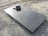 10 TON DIGITAL FLOOR SCALE, 78'' PLATFORM