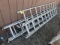 PALLET W/(3) ALUMINUM EXTENSION LADDERS(2) 20' & (1) 24'