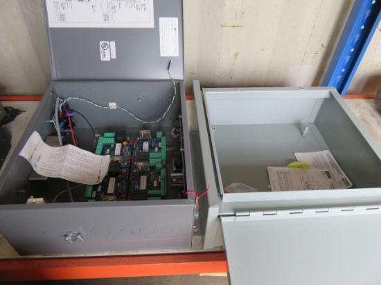 (1) BRAVO ELECTRICAL ACCESS CONTROL BOX, (1) HOFFMAN STANDARD ACCESS BOX