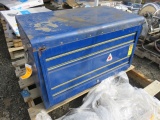 UNKNOWN BRAND 12 DRAWER TOOL BOX W/FOLD UP LID