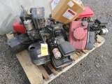 PALLET W/ASSORTED ENGINES, PUMPS, & FILTERS