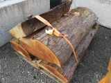 PALLET OF (5) APPROXIMATELY 4' CEDAR SLABS