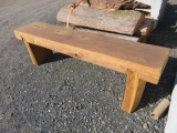 CEDAR WOOD BENCH