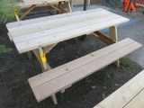 CEDAR PICNIC TABLE 72'' X 58''