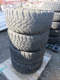 (4) TOYO OPEN COUNTRY 33X12.50R18 TIRES