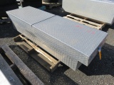 DELTA ALUMINUM DIAMOND PLATE TRUCK TOOL BOX