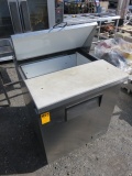 STAINLESS STEEL SANDWICH/SALAD PREP TABLE W/REFRIGERATED BASE, 115V