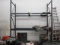 SECTION OF PALLET RACKING - (2) UPRIGHTS & (4) CROSSARMS