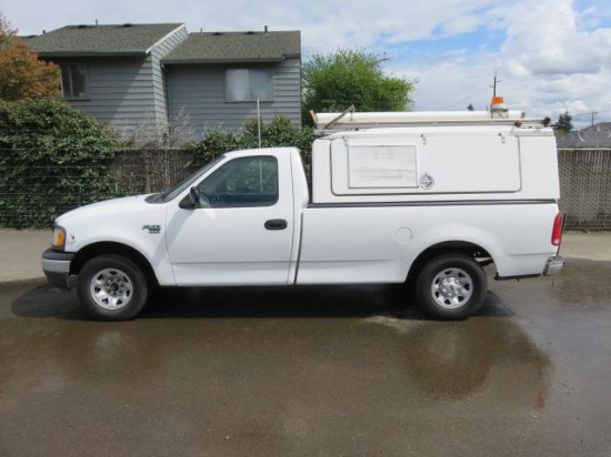 2000 FORD F150 CONTRACTORS UTILITY TRUCK
