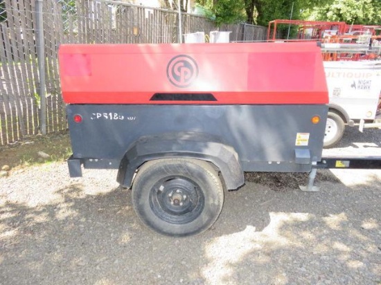 2014 CHICAGO PNEUMATIC CPS185 KD IT4 TOWABLE AIR COMPRESSOR