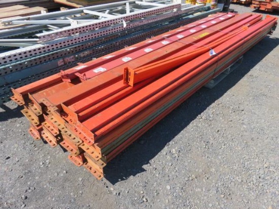 ASSORTED SIZE AND STYLE PALLET RACK LOAD BEAMS