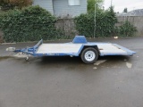 1987 SIRBY TILT DECK FLATBED TRAILER