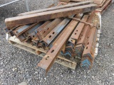 PALLET OF 2 1/2'' W X 2 1/2'' W X 49 1/2'' L STEEL ANGLE IRON