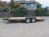 2007 FABFORM 18' TANDEM AXLE TILT DECK TRAILER